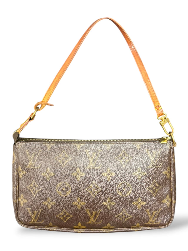 Louis Vuitton Pochette Accessoires Handtasche Monogram Braun