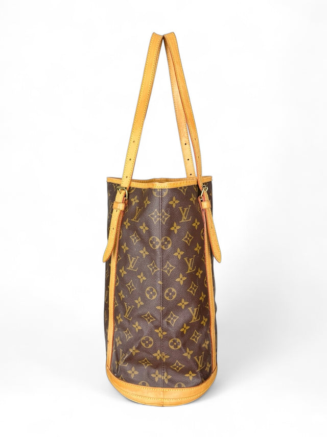 Louis Vuitton Bucket GM Handtasche Shopper Monogram Braun