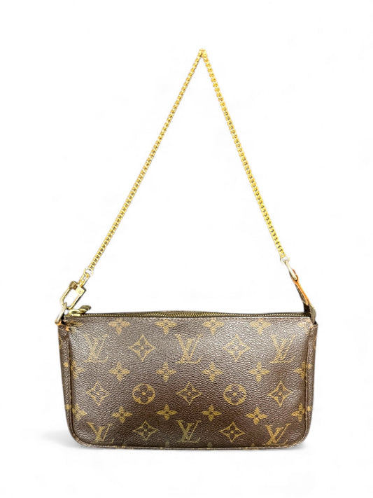 Louis Vuitton Pochette Accessoires Handtasche Monogram Braun
