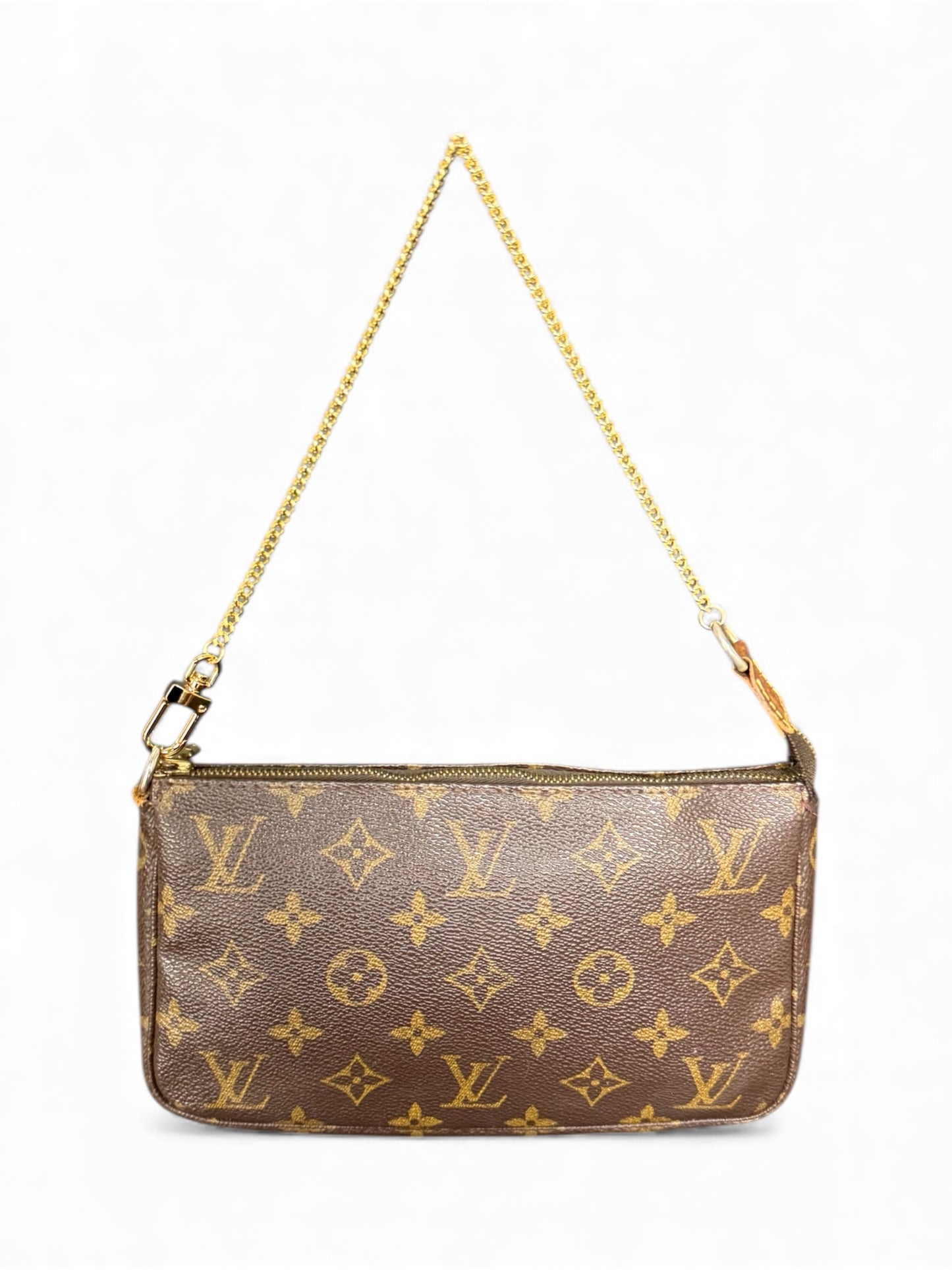 Louis Vuitton Pochette Accessoires Handtasche Monogram Braun