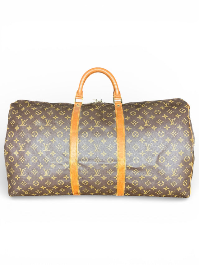 Louis Vuitton Keepall 60 Reisetasche Weekender Tasche Monogram Braun