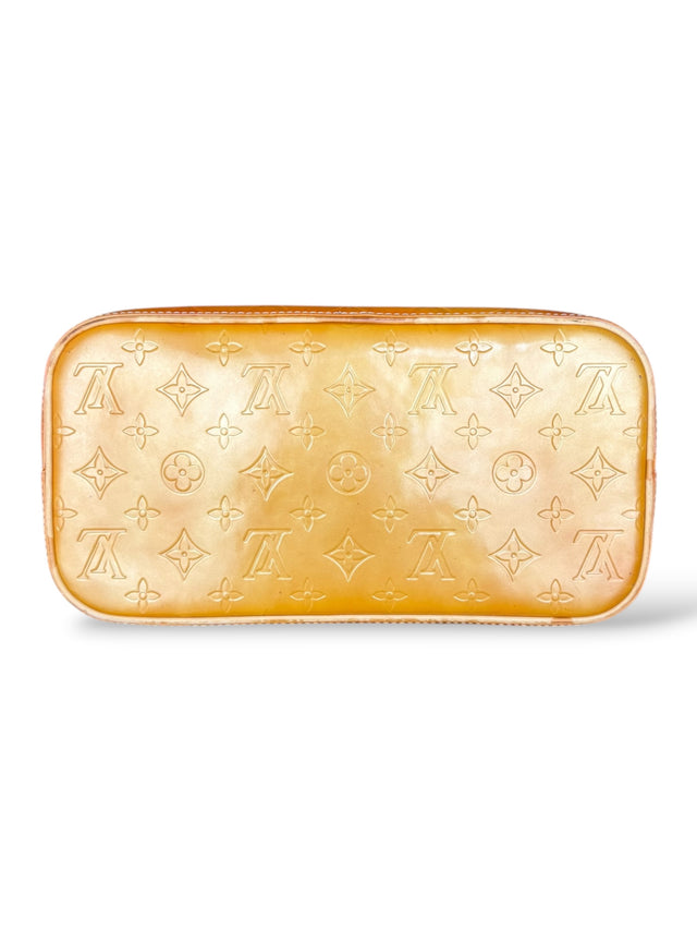 Louis Vuitton Houston Handtasche Vernis Monogram Gelb