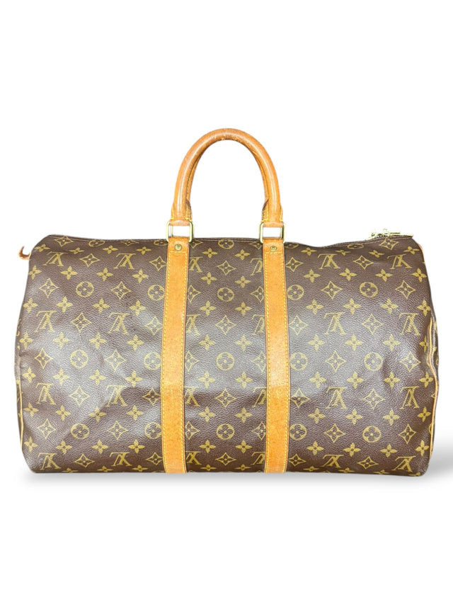 Louis Vuitton Keepall 45 Reisetasche Weekender Tasche Monogram Braun