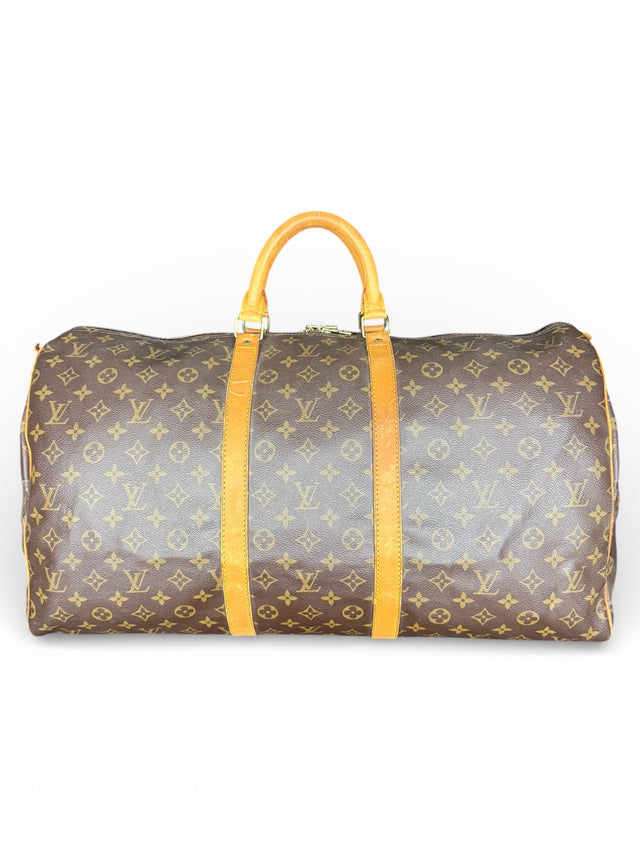 Louis Vuitton Keepall 55 Reisetasche Weekender Tasche Monogram Braun