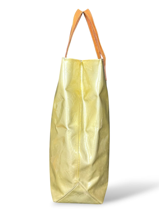 Louis Vuitton Reade MM Handtasche Vernis Monogram Grün