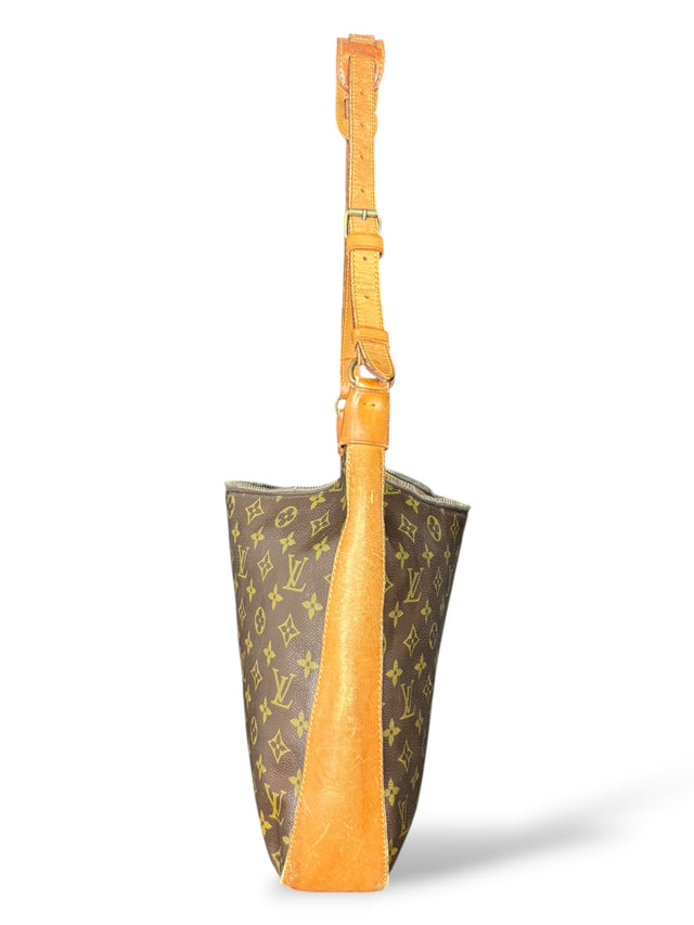 Louis Vuitton Boulogne Bagatelle 35 Handtasche Crossbody Monogram Braun