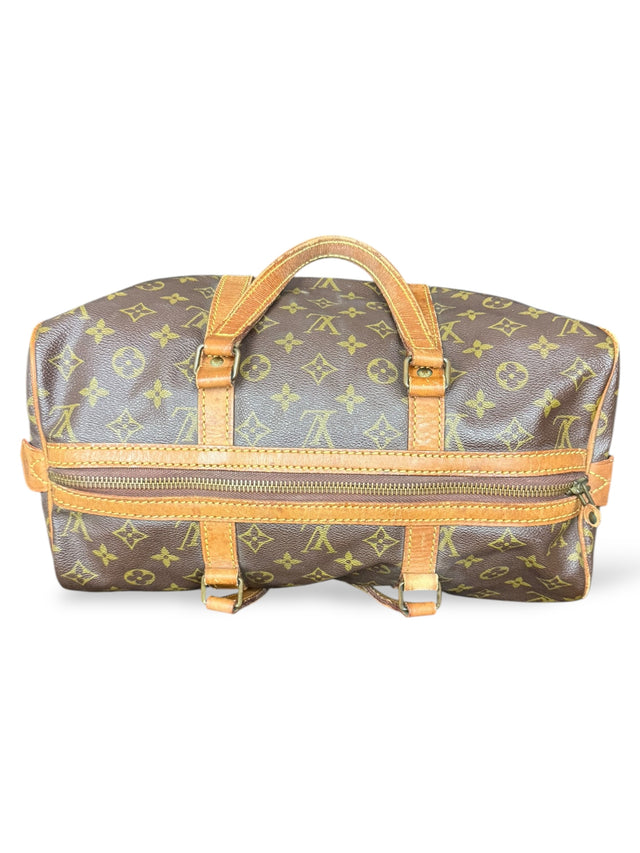 Louis Vuitton Sac Souple 35 Reisetasche Weekender Keepall Monogram Braun