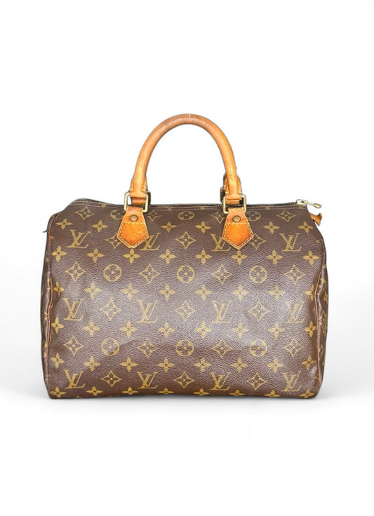 Louis Vuitton Speedy 30 Handtasche Monogram Braun