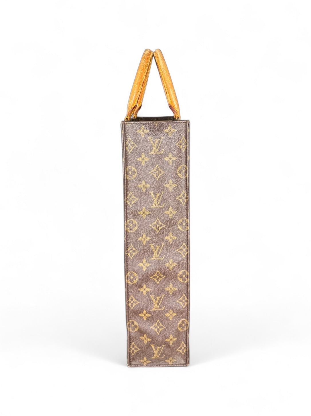 Louis Vuitton Sac Plat Handtasche Tote Bag Shopper Monogram Braun