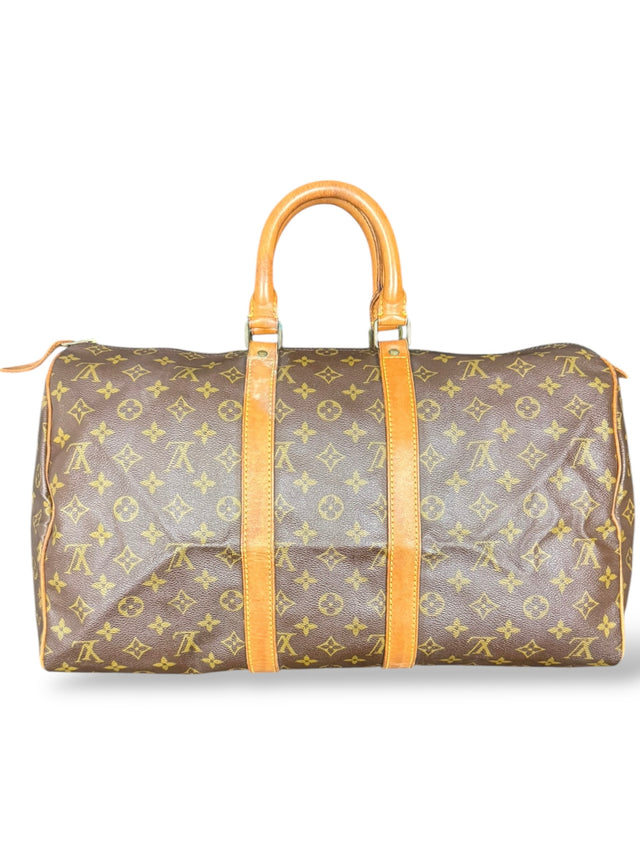 Louis Vuitton Keepall 45 Reisetasche Weekender Tasche Monogram Braun