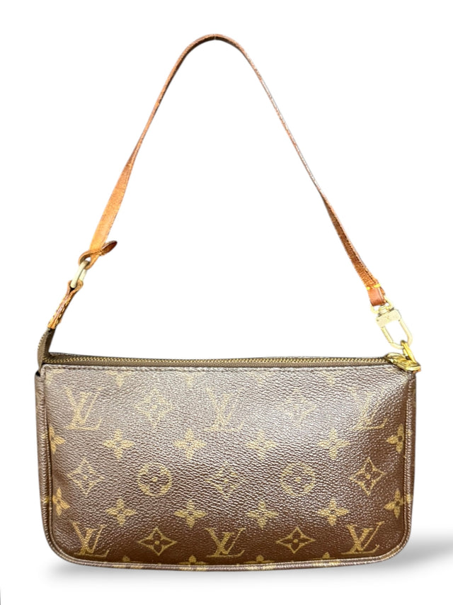Louis Vuitton Pochette Accessoires Handtasche Monogram Braun