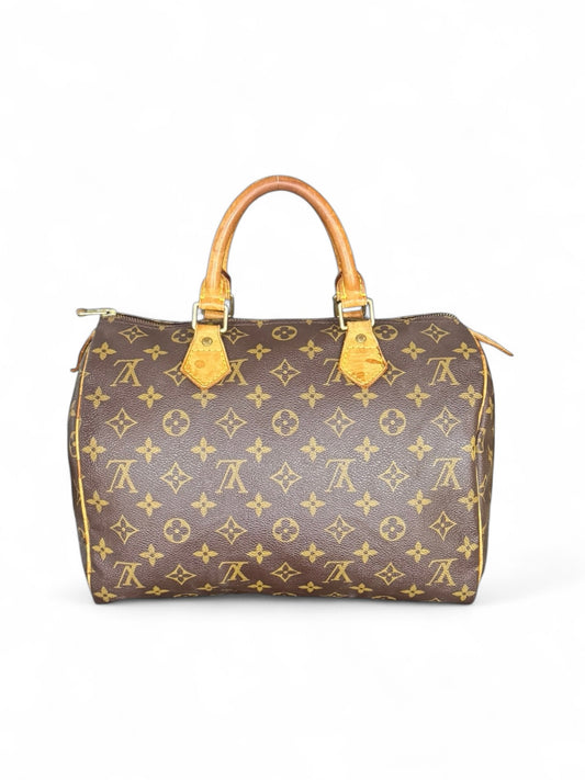 Louis Vuitton Speedy 30 Handtasche Monogram Braun