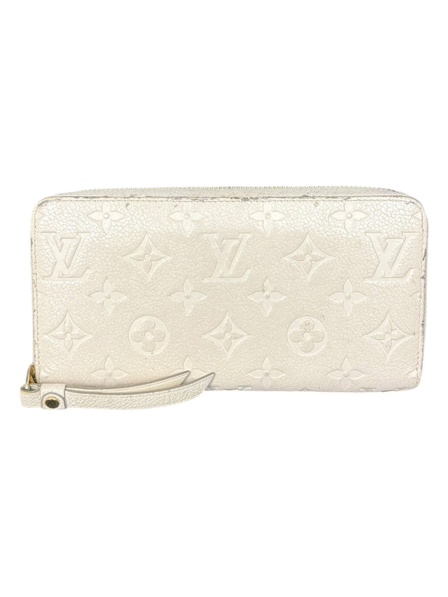 Louis Vuitton Zippy Empreinte Geldbeutel Geldbörse Portemonnaie Weiß