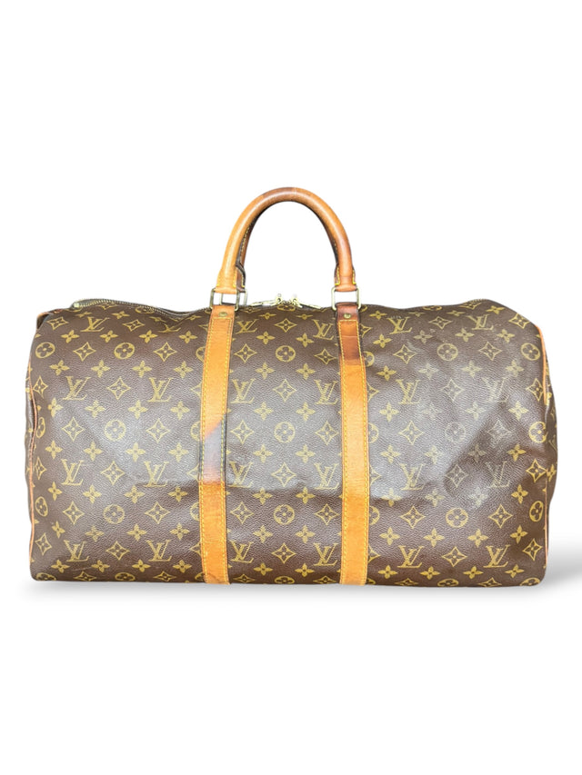 Louis Vuitton Keepall 50 Reisetasche Weekender Tasche Monogram Braun