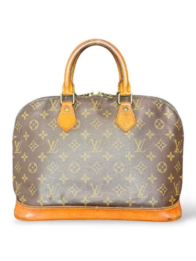 Louis Vuitton Alma Handtasche Tasche Monogram Braun