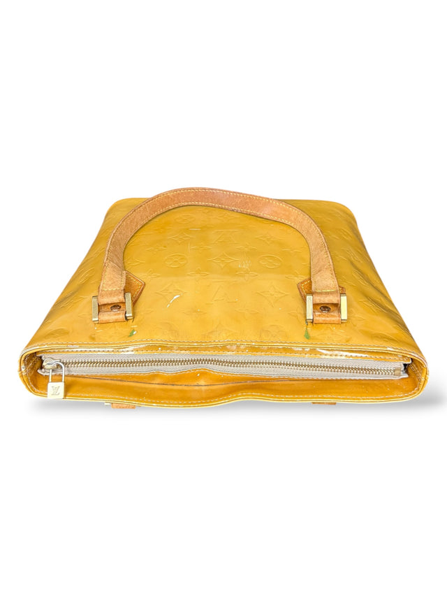 Louis Vuitton Houston Handtasche Vernis Monogram Gelb