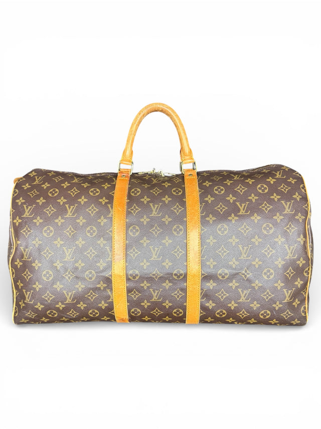 Louis Vuitton Keepall 55 Reisetasche Weekender Tasche Monogram Braun