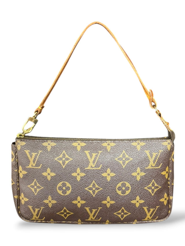 Louis Vuitton Pochette Accessoires Handtasche Monogram Braun