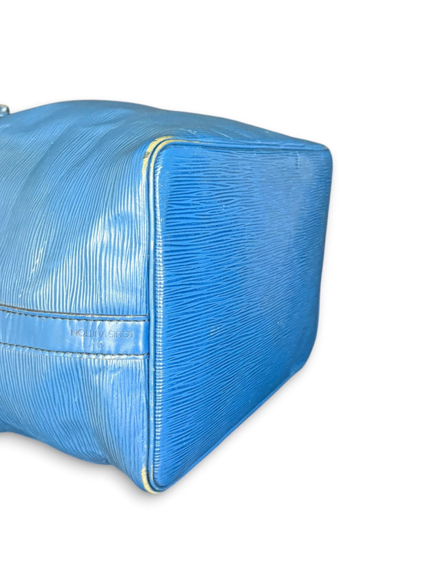 Louis Vuitton Sac Noe Petit Handtasche Epi Leder Blau