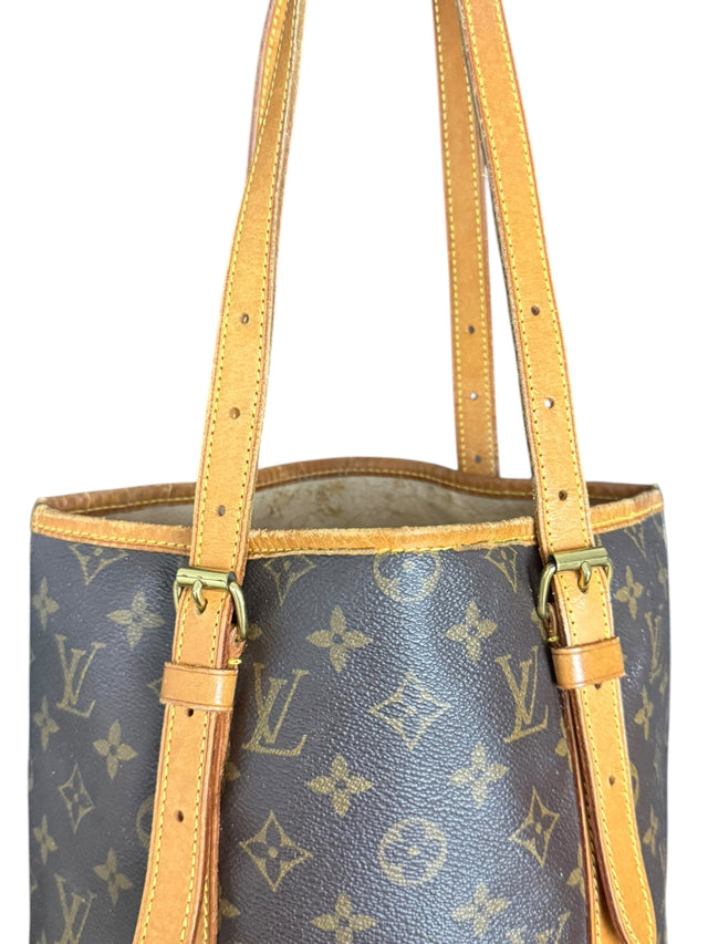 Louis Vuitton Bucket GM Handtasche Shopper Monogram Braun