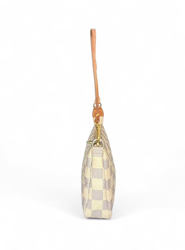 Louis Vuitton Pochette Accessoires Handtasche Damier Azur