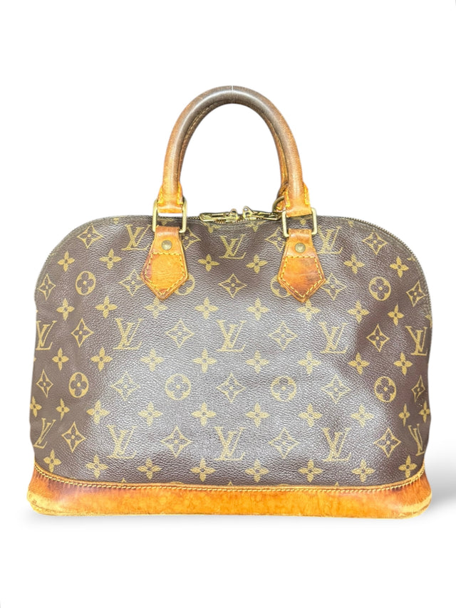 Louis Vuitton Alma Handtasche Tasche Monogram Braun