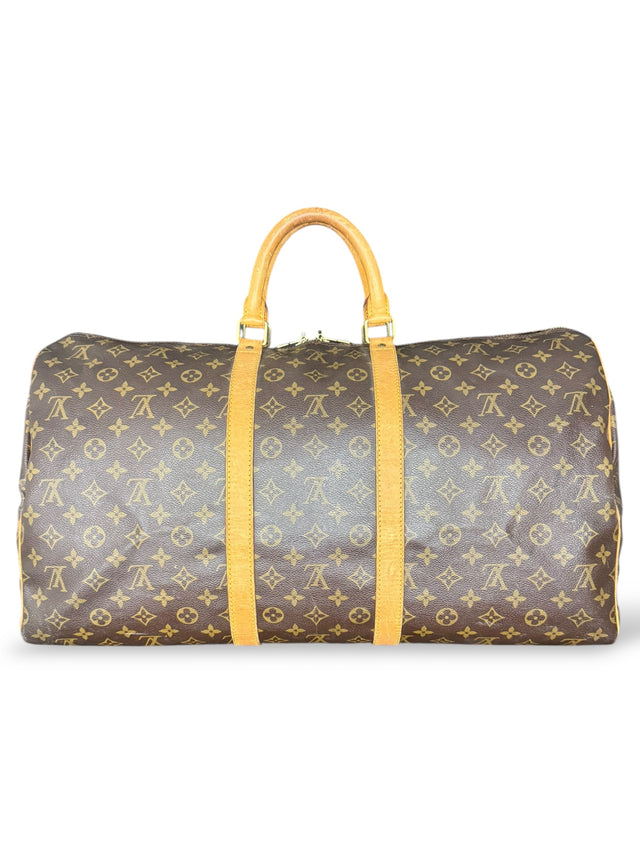 Louis Vuitton Keepall 55 Reisetasche Weekender Tasche Monogram Braun