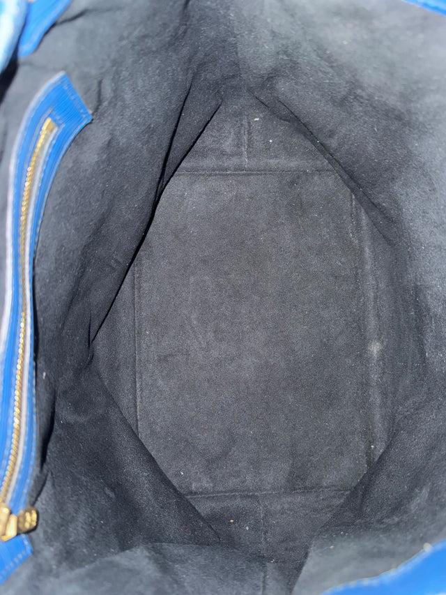 Louis Vuitton Sac Noe Petit Handtasche Epi Leder Blau