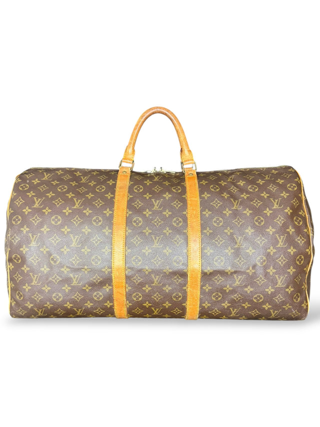 Louis Vuitton Keepall 60 Reisetasche Weekender Tasche Monogram Braun