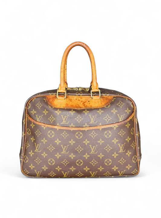 Louis Vuitton Deauville Handtasche Monogram Braun