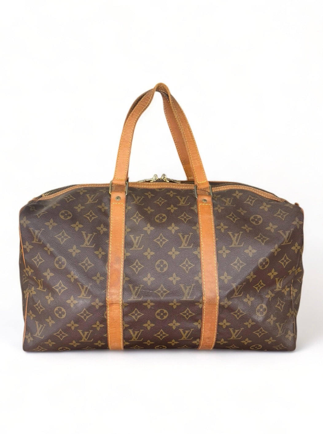 Louis Vuitton Sac Souple 45 Reisetasche Weekender Keepall Monogram Braun