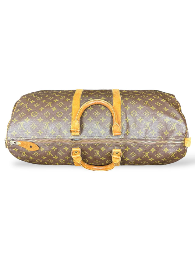 Louis Vuitton Keepall 55 Reisetasche Weekender Tasche Monogram Braun