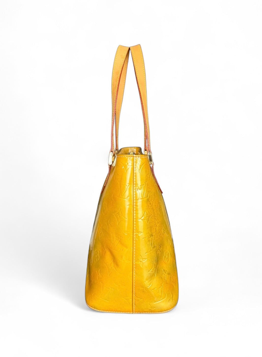 Louis Vuitton Houston Handtasche Vernis Monogram Gelb