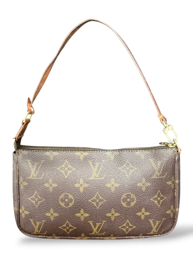 Louis Vuitton Pochette Accessoires Handtasche Monogram Braun