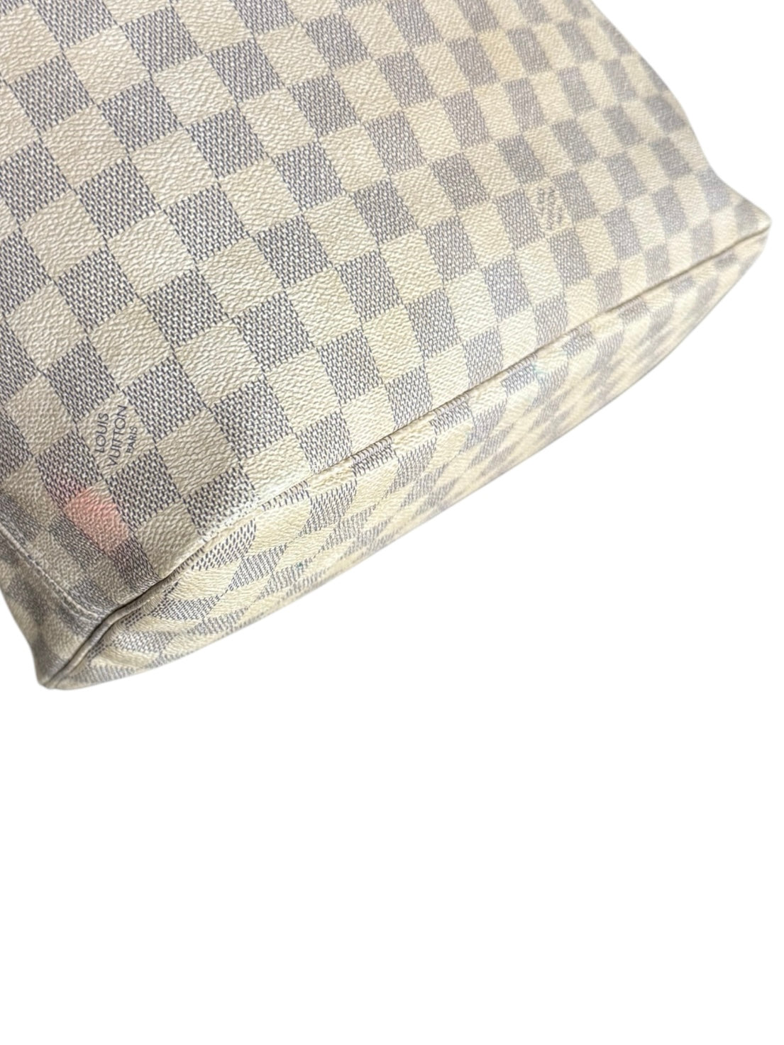 Louis Vuitton Neverfull MM Handtasche Shopper Damier Azur