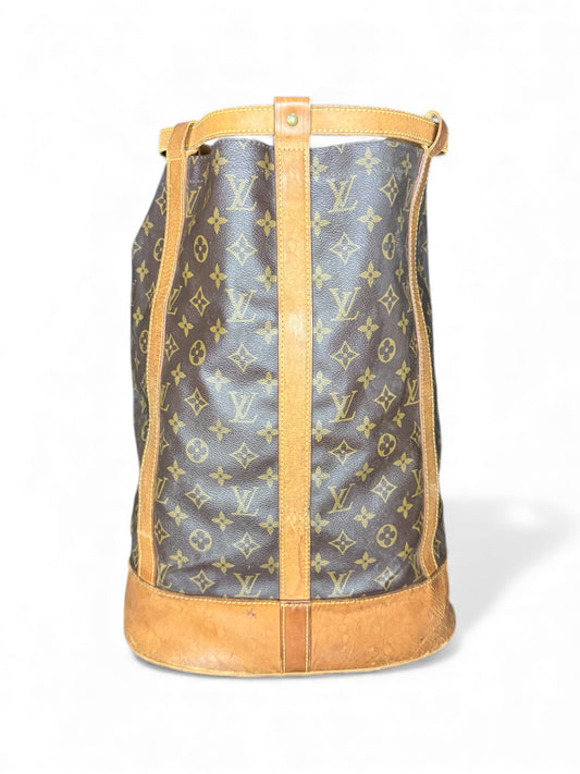Louis Vuitton Randonnee GM Rucksack Tasche Monogram Braun