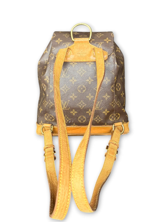 Louis Vuitton Montsouris MM Rucksack Tasche Monogram Braun