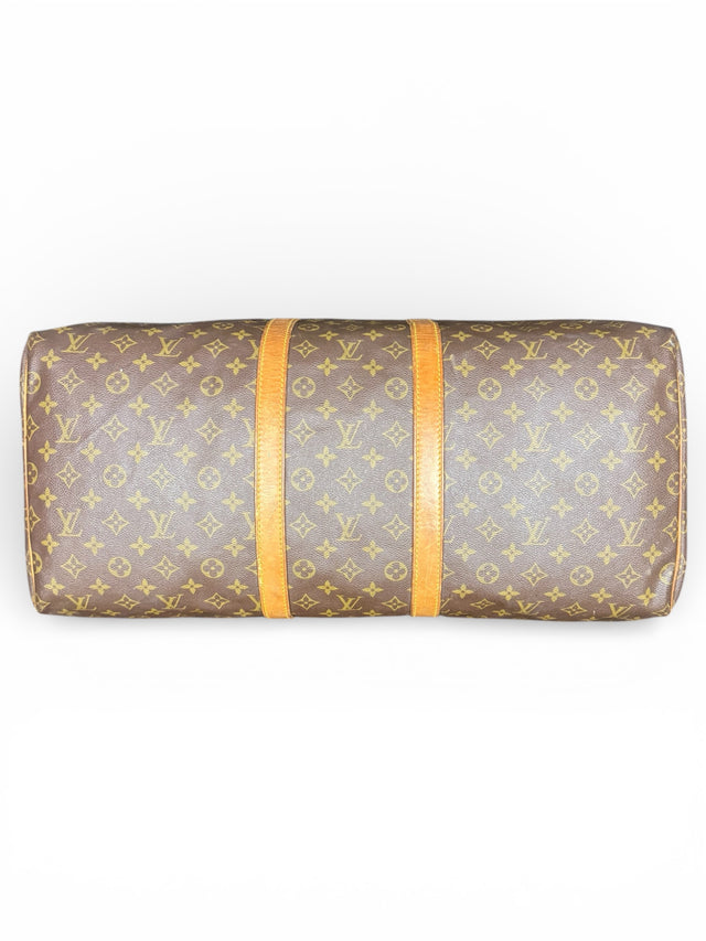 Louis Vuitton Keepall 55 Reisetasche Weekender Tasche Monogram Braun
