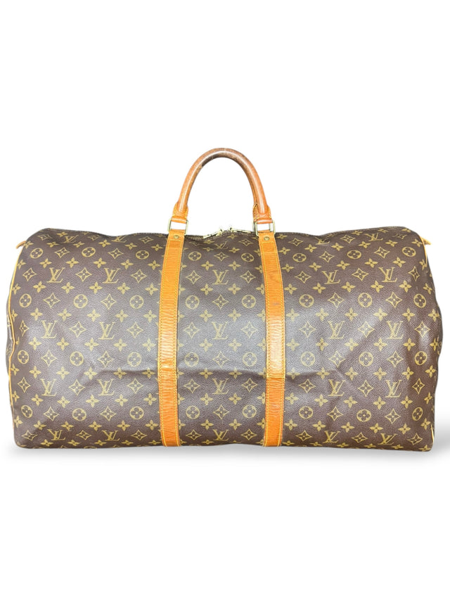 Louis Vuitton Keepall 60 Reisetasche Weekender Tasche Monogram Braun