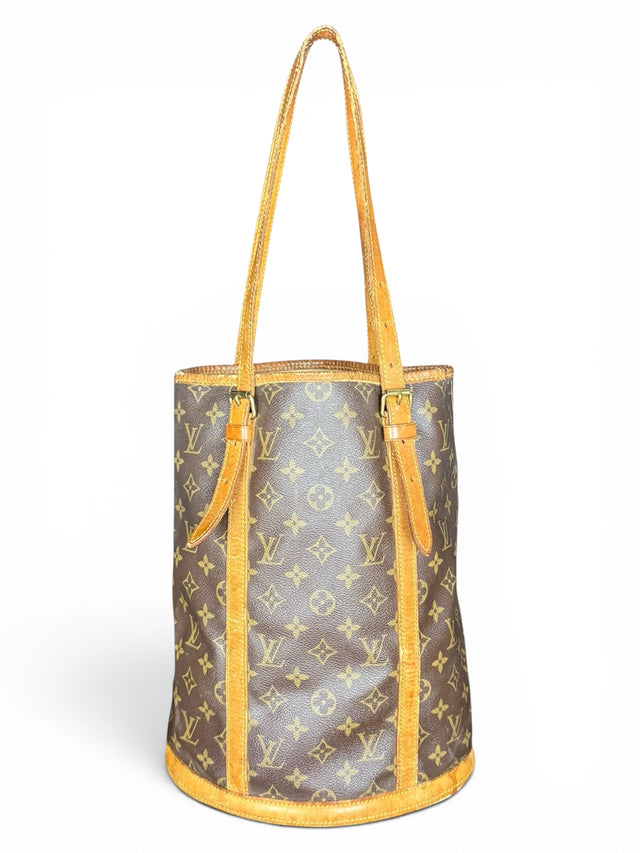 Louis Vuitton Bucket GM Handtasche Shopper Monogram Braun