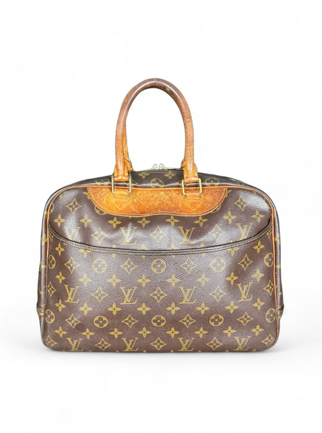Louis Vuitton Deauville Handtasche Monogram Braun