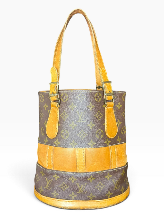 Louis Vuitton Bucket PM Mini Handtasche French Company USA Monogram Braun