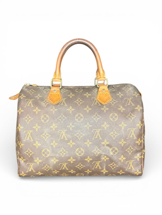 Louis Vuitton Speedy 30 Handtasche Monogram Braun