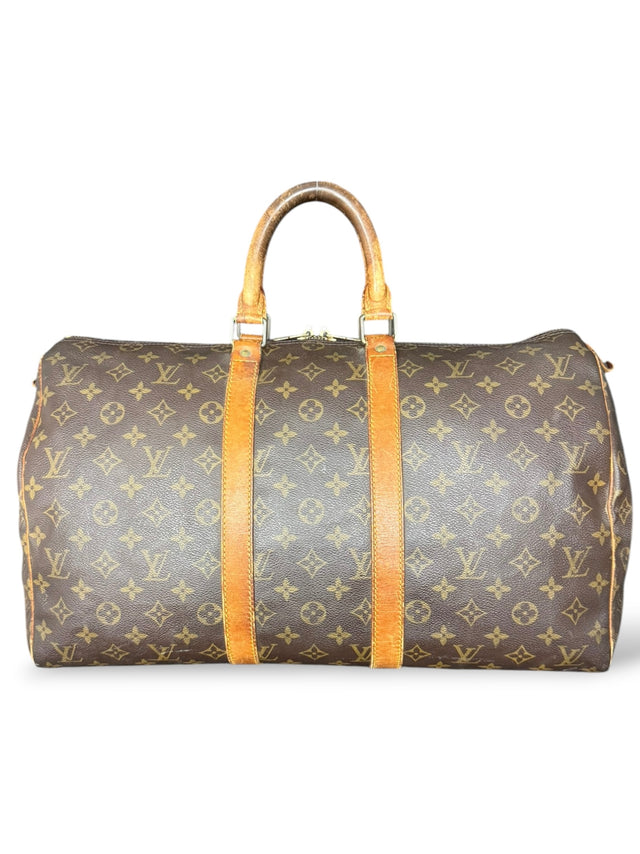 Louis Vuitton Keepall 45 Reisetasche Weekender Tasche Monogram Braun
