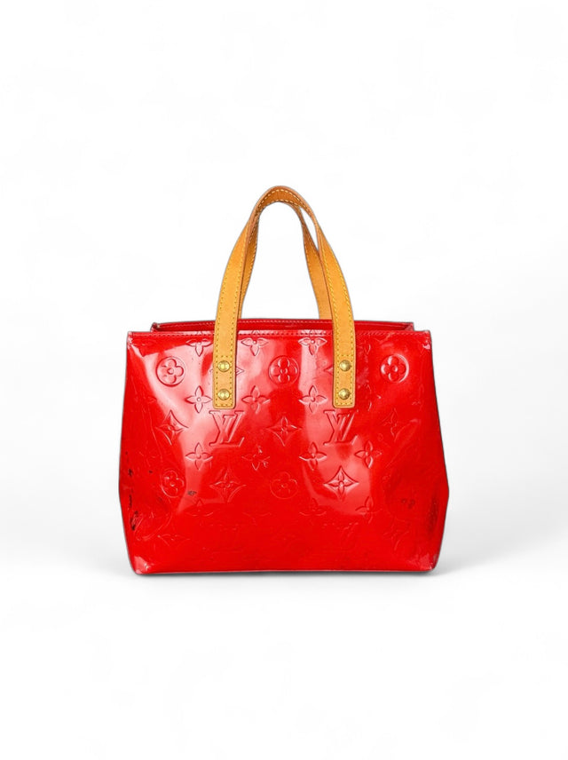 Louis Vuitton Reade PM Handtasche Vernis Monogram Rot
