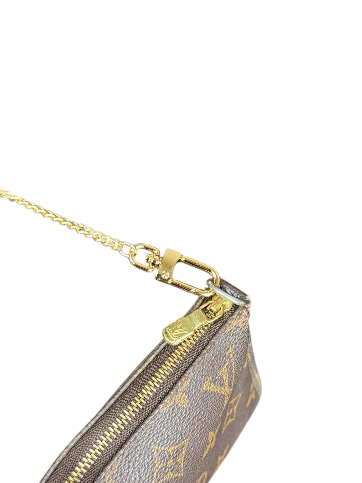 Louis Vuitton Pochette Accessoires Handtasche Monogram Braun