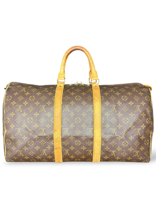 Louis Vuitton Keepall 50 Reisetasche Weekender Tasche Monogram Braun
