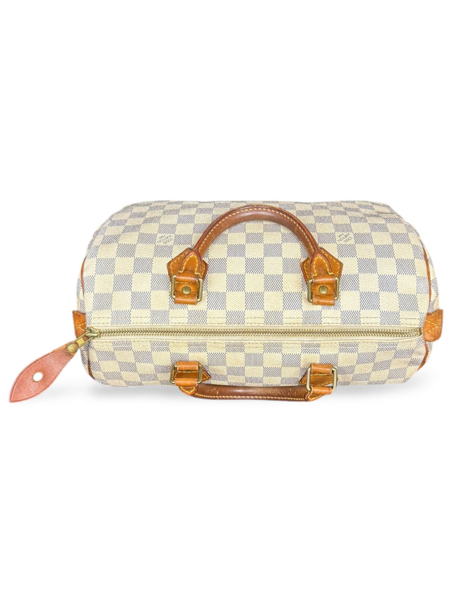 Louis Vuitton Speedy 30 Handtasche Damier Azur