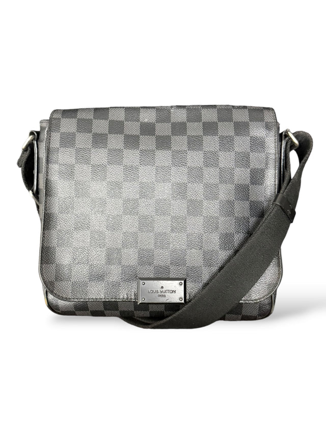 Louis Vuitton District Messenger Crossbody Umhängetasche Damier Graphit