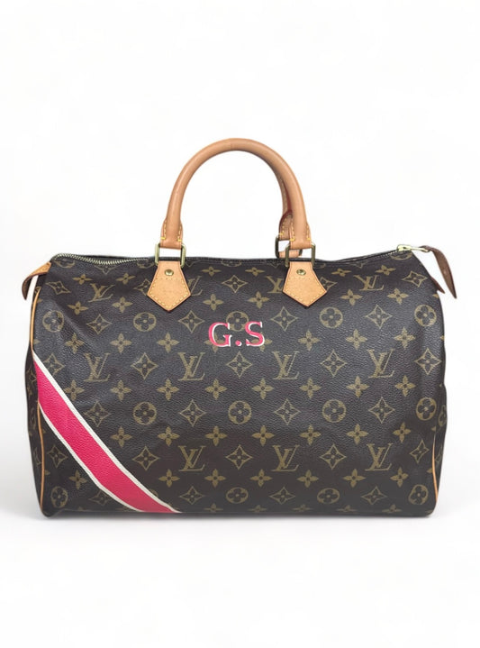 Louis Vuitton Speedy 35 Handtasche Monogram Braun